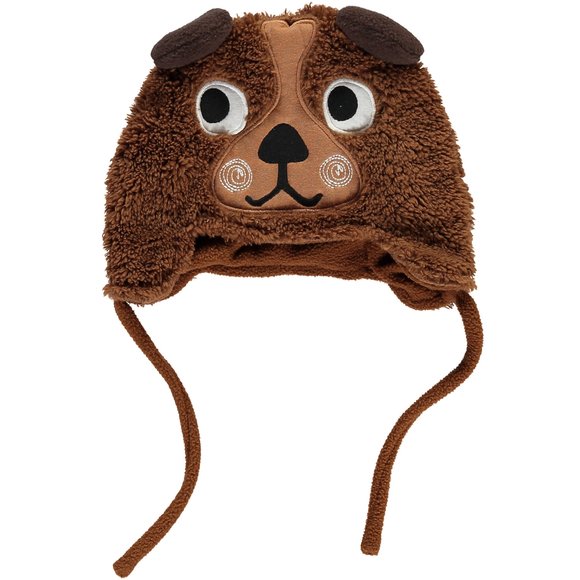DPAM Βρεφικός Σκούφος για Αγόρια Happy Teddy - ΡΟΖ