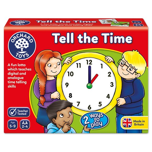 ΠΑΙΔΙΚΟ ΠΑΙΧΝΙΔΙ ORCHARD TOYS TELL THE TIME – ΠΟΛΥΧΡΩΜΟ