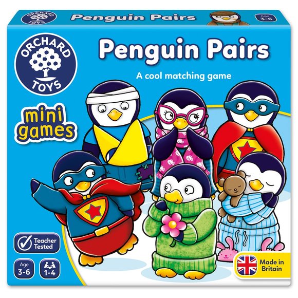 ΠΑΙΔΙΚΟ ΠΑΙΧΝΙΔΙ ORCHARD PENGUINS PAIRS – ΠΟΛΥΧΡΩΜΟ