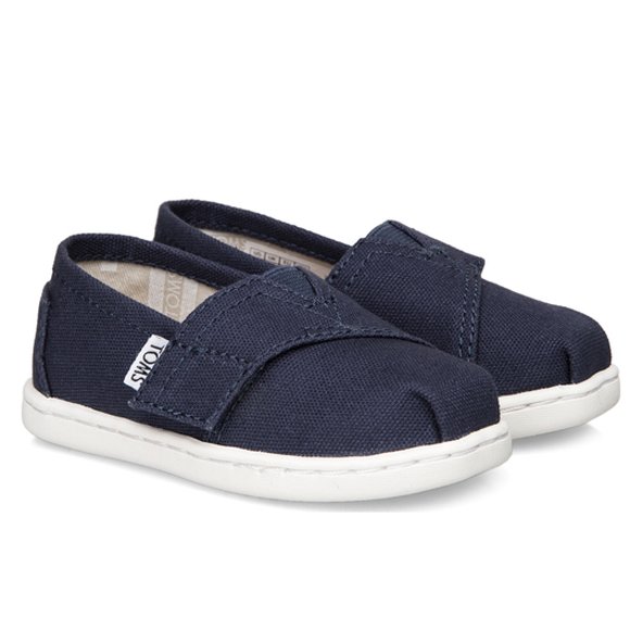 Βρεφικές Εσπαντρίγιες Toms για Αγόρια Navy Canvas (Μεγέθη 17,5-28,5)
