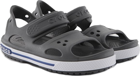 Crocs Crocband Παιδικά Σανδάλια Γκρι