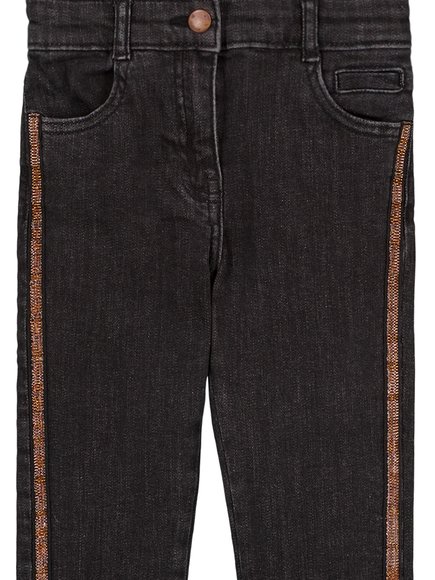 Παιδικό Παντελόνι για Κορίτσια Dark Grey Denim