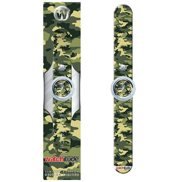 Παιδικό Αναλογικό Ρολόι Watchitude για Αγόρια Camo