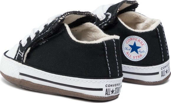 Βρεφικά Παπούτσια Αγκαλιάς Converse Black (Μεγέθη 17-19) - ΜΑΥΡΟ φωτογραφία