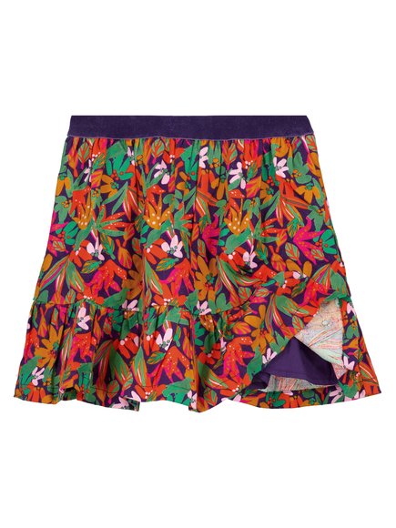 Παιδική Φούστα για Κορίτσια Purple Floral