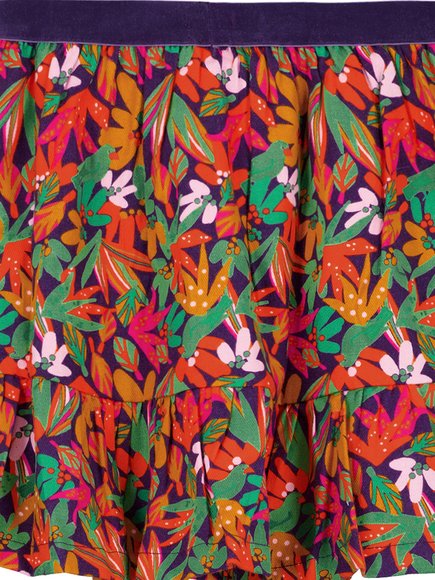 Παιδική Φούστα για Κορίτσια Purple Floral