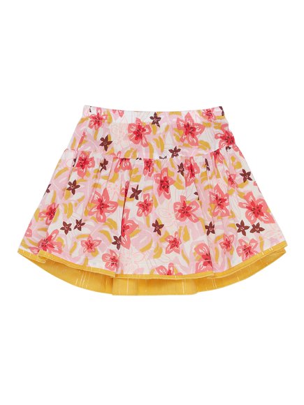 Παιδική Φούστα για Κορίτσια Hawaiian Floral - 2 σε 1