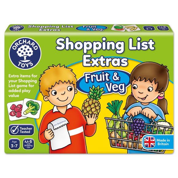 ΠΑΙΔΙΚΟ ΠΑΙΧΝΙΔΙ ORCHARD SHOPPING LIST FRUIT & VEG