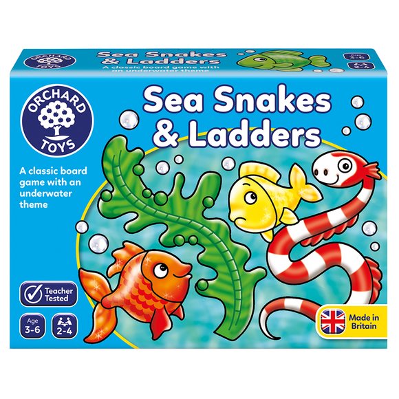 ΠΑΙΔΙΚΟ ΠΑΙΧΝΙΔΙ ORCHARD SEA SNAKES & LADDERS – ΠΟΛΥΧΡΩΜΟ