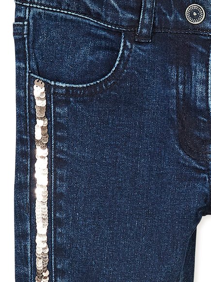 Παιδικό Παντελόνι για Κορίτσια Glitter Denim