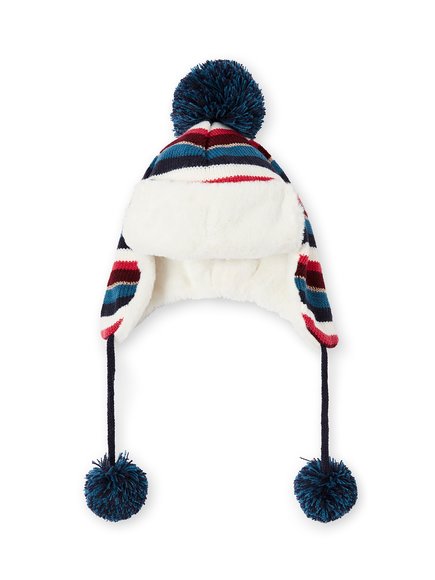 ΠΑΙΔΙΚΟΣ ΣΚΟΥΦΟΣ ΜΕ ΑΥΤΙΑ ΓΙΑ ΚΟΡΙΤΣΙΑ - ΣΚΟΥΡΟ ΜΠΛΕ