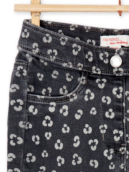 Παιδικό Παντελόνι για Κορίτσια Grey Leopard