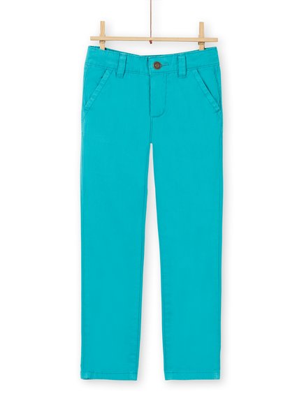 Παιδικό Παντελόνι για Αγόρια Turquoise Straight