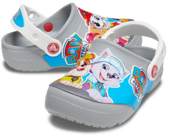 Crocs Crocband Παιδικά Σαμπό Γκρι Paw Patrol