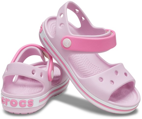 Crocs Crocband Παιδικά Σανδάλια Ροζ