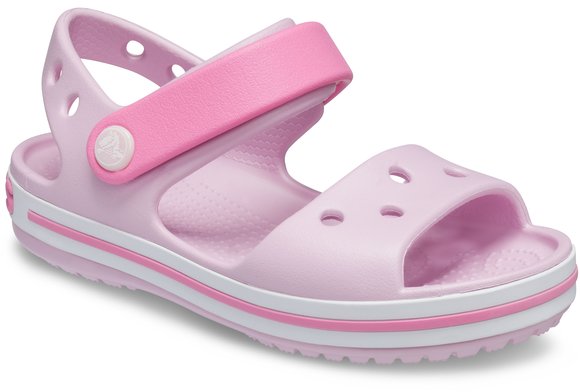 Crocs Crocband Παιδικά Σανδάλια Ροζ (Μεγέθη 19-35)