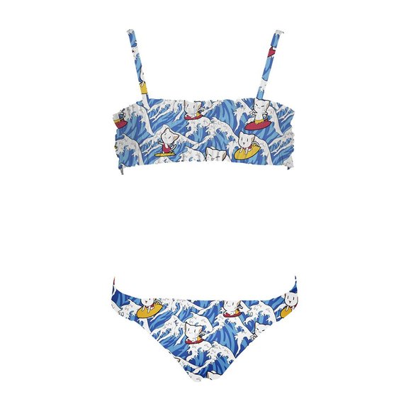 ARENA ΠΑΙΔΙΚΟ ΜΑΓΙΟ ΜΠΙΚΙΝΙ ARENA ΓΙΑ ΚΟΡΙΤΣΙΑ - ΜΠΛΕ