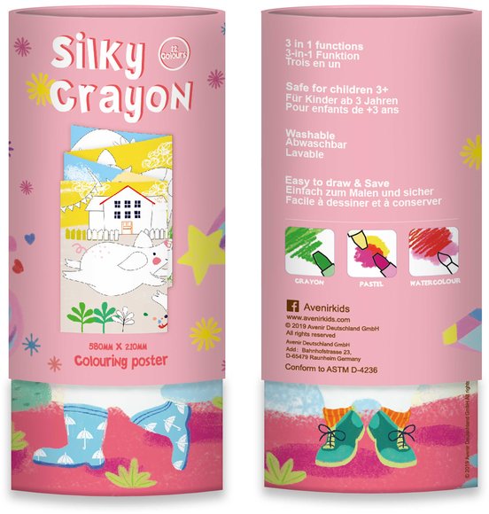 SILKY CRAYONS - UNICORN