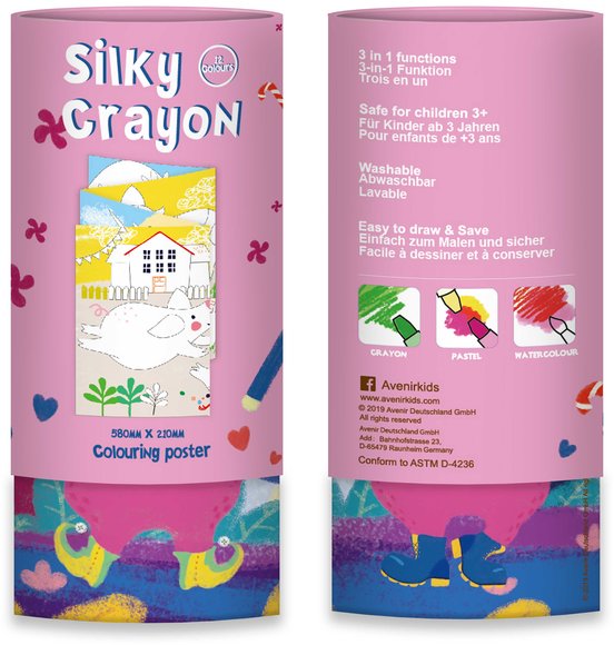 SILKY CRAYONS - BUNNY - ΠΟΛΥΧΡΩΜΟ φωτογραφία