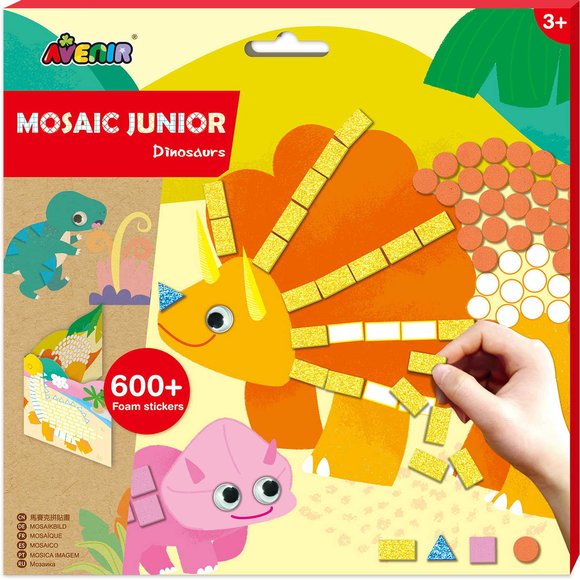 AVENIR Avenir Mosaic Junior Dinosaurs - ΠΟΛΥΧΡΩΜΟ