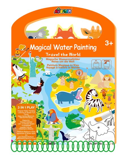 MAGICAL WATER PAINTING – TRAVEL THE WORLD – ΠΟΛΥΧΡΩΜΟ