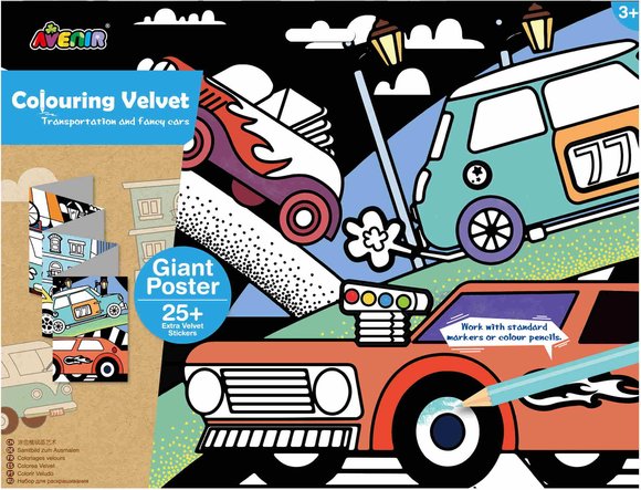 GIANT VELVET POSTER - TRANSPORTATION