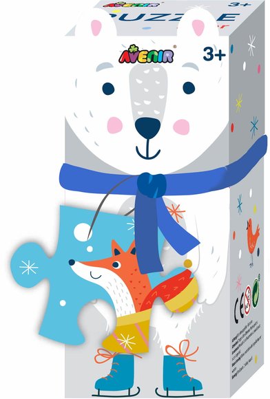 PUZZLE-POLAR BEAR – 28PCS – ΠΟΛΥΧΡΩΜΟ