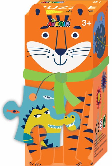 PUZZLE-TIGER – 28PCS – ΠΟΛΥΧΡΩΜΟ
