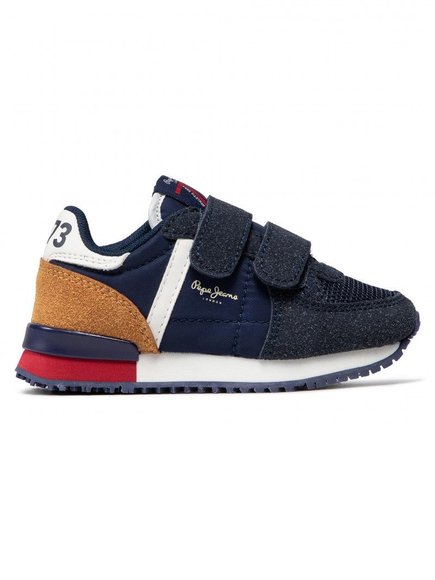 ΠΑΙΔΙΚΑ ΠΑΠΟΥΤΣΙΑ PEPE JEANS SYDNEY COMBI ΓΙΑ ΑΓΟΡΙΑ – ΣΚΟΥΡΟ ΜΠΛΕ