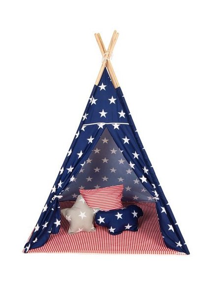 ΣΚΗΝΗ BABY ADVENTURE TEEPEE GRAY STAR