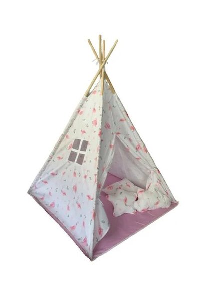 ΣΚΗΝΗ BABY ADVENTURE TEEPEE FLAMINGO