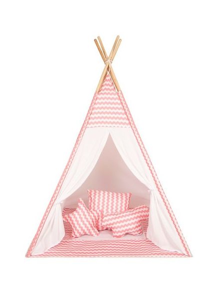 BRETON BABY ADVENTURE Παιδική Σκηνή Ινδιάνικη Wave Ροζ - ΡΟΖ