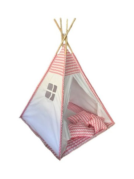 BABY ADVENTURE Παιδική Σκηνή Ινδιάνικη Wave Ροζ - ΡΟΖ φωτογραφία