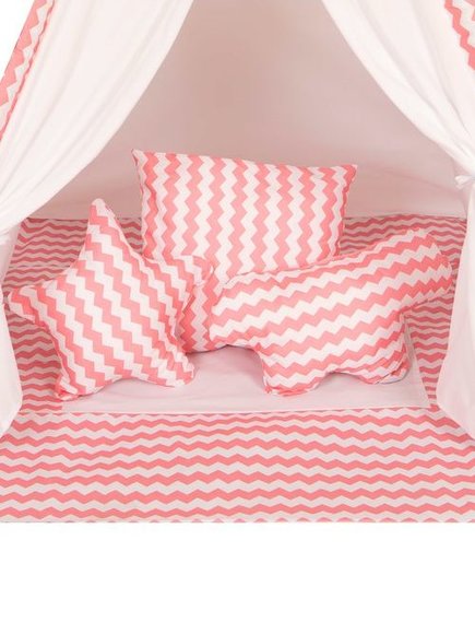 BABY ADVENTURE Παιδική Σκηνή Ινδιάνικη Wave Ροζ