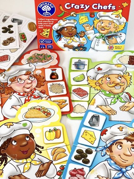 ORCHARD TOYS ΕΠΙΤΡΑΠΕΖΙΟ ΠΑΙΧΝΙΔΙ CRAZY CHEFS – ΠΟΛΥΧΡΩΜΟ