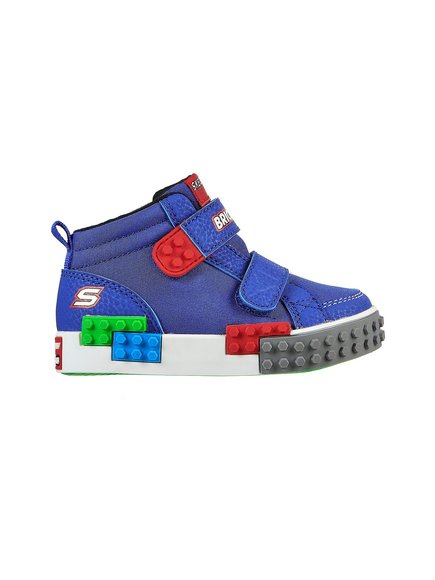 ΒΡΕΦΙΚΑ ΠΑΠΟΥΤΣΙΑ SKECHERS BRICK KICKS KOOL BRICKS LIL CONSTRUCTOR ΓΙΑ ΑΓΟΡΙΑ – ΜΠΛΕ