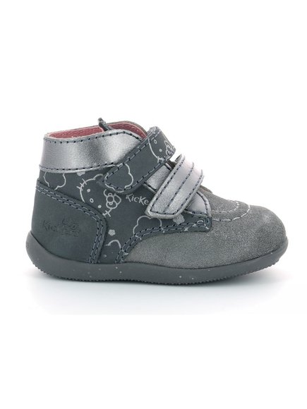 ΒΡΕΦΙΚΑ ΠΑΠΟΥΤΣΙΑ KICKERS BONKRO 2 ΓΙΑ ΚΟΡΙΤΣΙΑ – ΣΚΟΥΡΟ ΓΚΡΙ