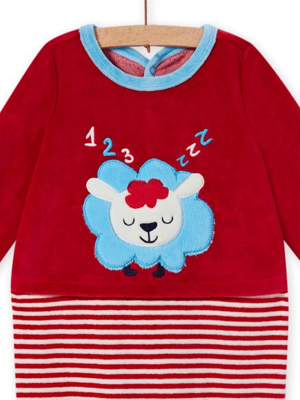 Βρεφική Ολόσωμη Πιτζάμα για Αγόρια Sleepy Sheep