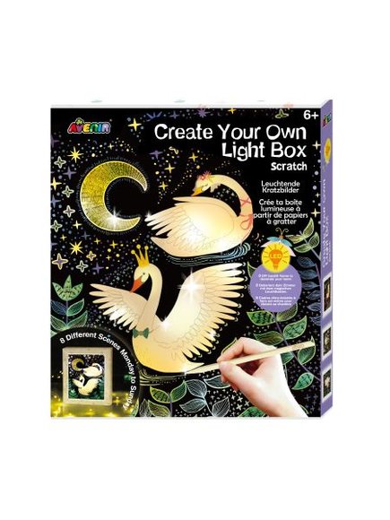 ΣΚΡΑΤΣ AVENIR CREATE YOUR OWN LIGHT BOX – ΠΟΛΥΧΡΩΜΟ