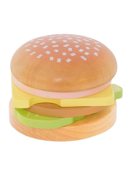 JABADABADO Ξύλινο πακέτο με γεύμα Burger - ΠΟΛΥΧΡΩΜΟ φωτογραφία