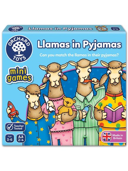 ORCHARD TOYS ΕΠΙΤΡΑΠΕΖΙΟ ΠΑΙΧΝΙΔΙ LLAMAS IN PYJAMAS – ΠΟΛΥΧΡΩΜΟ