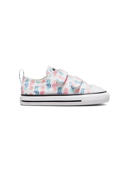 ΒΡΕΦΙΚΑ ΠΑΠΟΥΤΣΙΑ CONVERSE CHUCK TAYLOR ALL STAR EASY-ON SEAHORSES ΓΙΑ ΚΟΡΙΤΣΙΑ – ΛΕΥΚΟ