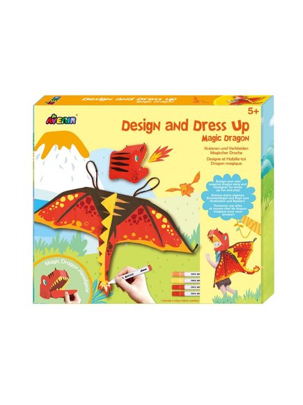 AVENIR Χειροτεχνίες για παιδιά - Design And Dress Up Magic Dragon