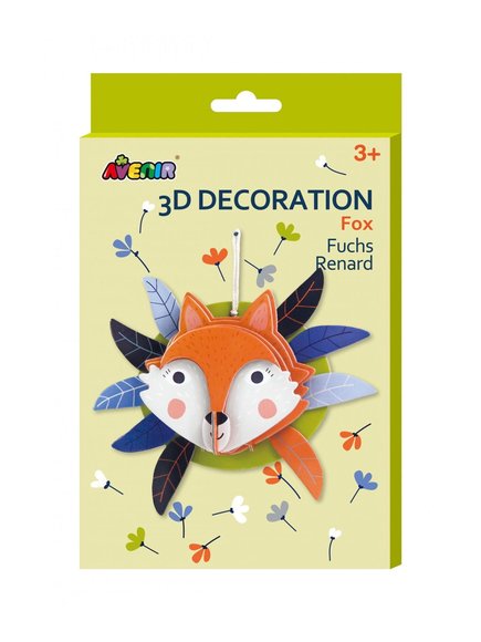 ΠΑΙΔΙΚΟ 3D DECORATION | FOX 3D AVENIR – ΠΟΛΥΧΡΩΜΟ