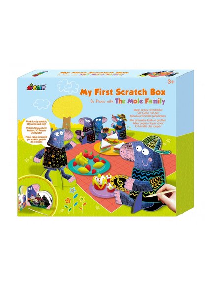 ΠΑΙΔΙΚΟ SCRATCH BOX-GO PICNIC WITH THE MOLE FAMILY AVENIR