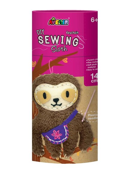 ΠΑΙΔΙΚΟ SEWING KEYCHAIN SLOTH AVENIR – ΠΟΛΥΧΡΩΜΟ