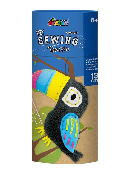 ΠΑΙΔΙΚΟ SEWING KEYCHAIN TOUCAN AVENIR – ΠΟΛΥΧΡΩΜΟ