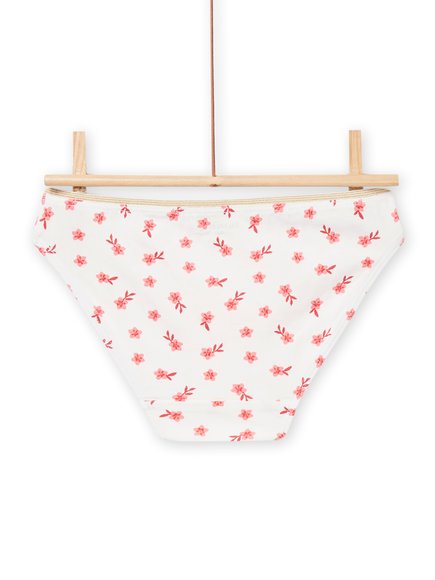 Σετ Παιδικά Εσώρουχα για Κορίτσια Λουλούδια 3 τμχ