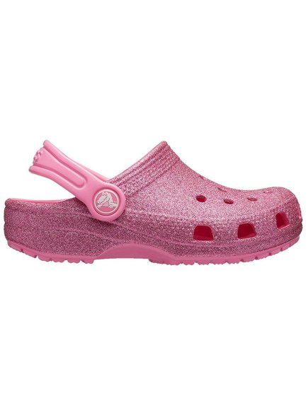 ΠΑΙΔΙΚΑ ΠΑΠΟΥΤΣΙΑ CROCS GLITTER CLOG CROCBAND ΓΙΑ ΑΓΟΡΙΑ – ΡΟΖ