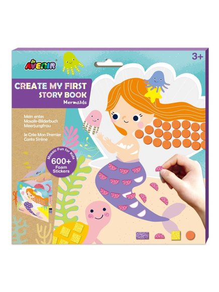 ΠΑΙΔΙΚΟ ΠΑΙΧΝΙΔΙ ΓΟΡΓΟΝΑ AVENIR CREATE MY FIRST STORY BOOK – ΠΟΛΥΧΡΩΜΟ